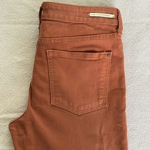 Pilcro  stet rust colored jeans